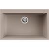 Elleci Lavello Elleci Incasso 1 vasca 79x50 Quadra 130 Granitek Grigio Tortora LGQ13043