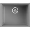 Quareco Lavello grigio 1 vasca per cucina in granito da incasso Infinity QLI040GR