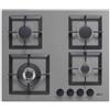 Elleci Piani cottura da incasso elleci Plano 60 TCL 4 fuochi Metaltek 73 Grigio Titanium PMSP60173WS