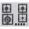 Elleci Piani cottura da incasso elleci Plano 60 TCL 4 fuochi Metaltek 79 Grigio Aluminium PMSP60179WS