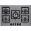 Elleci Piani cottura da incasso elleci Plano 75 TCC 5 fuochi Metaltek 73 Grigio Titanium PMSP75173CS