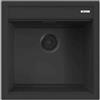 Quareco Lavello cucina 1 vasca 50cm nero in granito Prime
