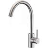Quareco Rubinetto Miscelatore Cucina Quareco monocomando canna alta girevole Inox QMFC04IN