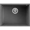 Elleci Lavello Elleci Incasso 1 vasca 58x44 Quadra 110 Sottotop Keratek Plus Grigio Dark Grey LKQ11099BSO