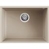 Elleci Lavello Elleci Incasso 1 vasca 58x44 Quadra 110 Sottotop Keratek Plus Champagne LKQ11095BSO