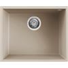 Elleci Lavello Elleci Incasso 1 vasca 54x44 Quadra 105 Sottotop Keratek Plu Champagne LKQ10595BSO