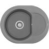 Elleci Lavello Tondo Elleci da incasso Easy ROUND 600 Granitek Grigio Titanium LMYR6073