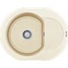 Elleci Lavello Tondo Elleci da incasso Easy ROUND 600 Granitek Bianco Antico LGYR6062