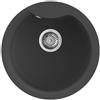 Elleci Lavello Tondo Elleci da incasso Ego ROUND Granitek Antracite LGEROU59