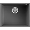 Elleci Lavello Elleci Incasso 1 vasca 54x44 Quadra 105 Sottotop Keratek Concrete LKQ10599BSO