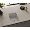 Elleci Lavello Elleci Incasso 1 vasca 38x44 Quadra 100 Sottotop Keratek Cloud LKQ10088BSO