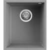 Elleci Lavello Elleci Incasso 1 vasca 38x44 Quadra 100 Sottotop Granitek Grigio Cemento LGQ10048BSO