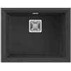 Elleci Lavello Elleci Incasso 1 vasca 56x43,8 Karisma 105 Sottotop Granitek Nero LGK10540BSO