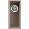 Elleci Lavello Elleci Incasso 1 vasca 20x44 Quadra 50 Sottotop Granitek Grigio Tortora LGQ05043BSO