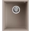Elleci Lavello Elleci Incasso 1 vasca 38x44 Quadra 100 Sottotop Granitek Grigio Tortora LGQ10043BSO