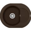 Elleci Lavello Tondo Elleci da incasso Easy ROUND 600 Granitek Espresso Marrone LGYR6078