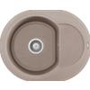Elleci Lavello Tondo Elleci da incasso Easy ROUND 600 Granitek Grigio Tortora LGYR6043