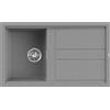 Elleci Best 400 | Lavello 1 vasca 86x51 cm grigio in granitek - LGB40048