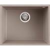 Elleci Lavello Elleci Incasso 1 vasca 54x44 Quadra 105 Sottotop Granitek Grigio Tortora LGQ10543BSO