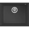 Elleci Lavello Elleci Incasso 1 vasca 54x44 Quadra 105 Sottotop Granitek Antracite LGQ10559BSO