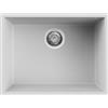 Elleci Lavello sottotop bianco in granito da Incasso 1 vasca 58x44 cm | Elleci Quadra 110