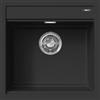 Elleci Best 104 | Lavello in keratek nero 1 vasca 51x51 cm - LKB10486