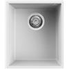 Elleci Lavello 1 vasca 38x44 cm bianco in keratek | Elleci Quadra 100 Sottotop LKQ10096BSO
