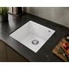 Elleci Lavello Elleci Incasso 1 vasca 44x44 Quadra 102 Sottotop Granitek Bianco LGQ10268BSO