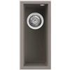 Elleci Lavello Elleci Incasso 1 vasca 20x44 Quadra 50 Sottotop Keratek Plus Grigio Dove Grey LKQ05093BSO
