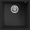 Elleci Lavello Elleci Incasso 1 vasca 44x44 Quadra 102 Sottotop Keratek Plus Black Nero Assoluto LKQ10286BSO