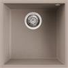 Elleci Lavello Elleci Incasso 1 vasca 44x44 Quadra 102 Sottotop Granitek Grigio Tortora LGQ10243BSO
