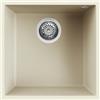 Elleci Lavello bianco in granito 1 vasca 44x44cm sottotop | Elleci Quadra 102 LGQ10262BSO