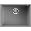 Elleci Lavello Elleci Incasso 1 vasca 58x44 Quadra 110 Sottotop Granitek Grigio Cemento LGQ11048BSO
