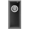 Elleci Lavello Elleci Incasso 1 vasca 20x44 Quadra 50 Sottotop Keratek Plus Grigio Dark Grey LKQ05099BSO