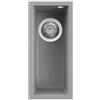 Elleci Lavello Elleci Incasso 1 vasca 20x44 Quadra 50 Sottotop Keratek Plus Grigio Light Grey LKQ05097BSO