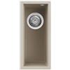 Elleci Lavello Elleci Incasso 1 vasca 20x44 Quadra 50 Sottotop Keratek Plus Champagne LKQ05095BSO