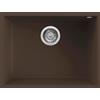 Elleci Lavello Elleci Incasso 1 vasca 58x44 Quadra 110 Sottotop Granitek Espresso Marrone LGQ11078BSO