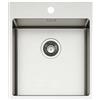 Elleci Lavello Elleci Incasso 1 vasca 44x51 Compass 400 Satinata Inox LIM400SAC