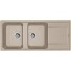 Elleci Lavello Elleci Incasso 2 vasche 116x50 Life 500 Granitek Avena LG250051