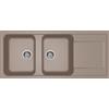 Elleci Lavello Elleci Incasso 116x50 2 vasche in granito grigio | Life 500 LG250043