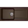 Elleci Lavello Elleci Incasso 1 vasca 100x50 Life 480 Granitek Espresso Marrone LG248078