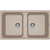 Elleci Lavello Elleci Incasso 2 vasche 86x50 Life 450 Granitek Avena LG245051