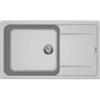 Elleci Lavello Elleci Incasso 1 vasca 86x50 Life 410 Granitek Grigio Aluminium LM241079