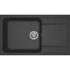 Elleci Lavello Elleci Incasso 1 vasca 86x50 Life 410 Granitek Antracite LG241059