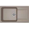 Elleci Lavello Elleci Incasso 1 vasca 86x50 Life 410 Granitek Grigio Tortora LG241043