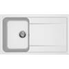 Elleci Lavello Elleci Incasso 1 vasca 86x50 Life 400 Granitek Bianco LG240068