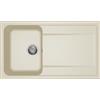 Elleci Lavello Elleci Incasso 1 vasca 86x50 Life 400 Granitek Bianco Antico LG240062