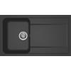 Elleci Lavello Elleci Incasso 1 vasca 86x50 Life 400 Granitek Antracite LG240059