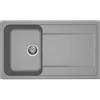 Elleci Lavello Elleci Incasso 1 vasca 86x50 Life 400 Granitek Grigio Cemento LG240048
