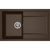 Elleci Lavello Elleci Incasso 1 vasca 79x50 Life 300 Granitek Espresso Marrone LG230078